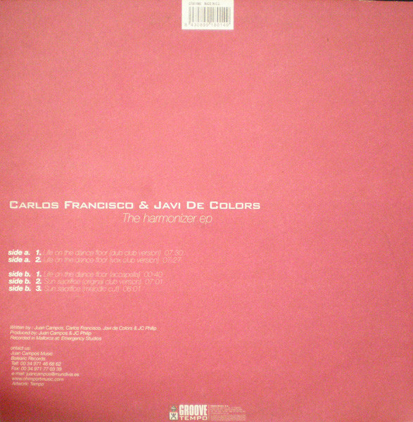 baixar álbum Carlos Francisco & Javi De Colors - The Harmonizer EP