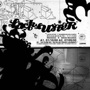 Lackluster - 7" album cover