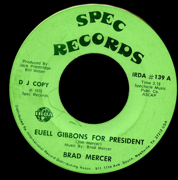 baixar álbum Brad Mercer - Euell Gibbons For President