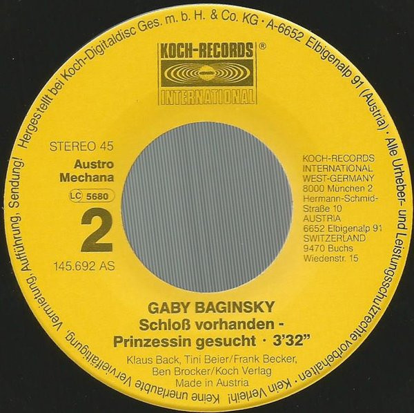 Album herunterladen Gaby Baginsky - Ruf Mich An