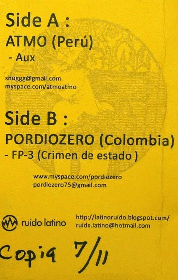 last ned album Atmo Pordiozero - Ruido Latino Aniversario Tape 1