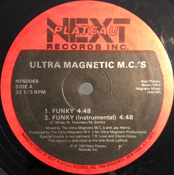 Ultra Magnetic M.C.'s / Ultra Magentic M.C.'s – Funky (1987, Vinyl 