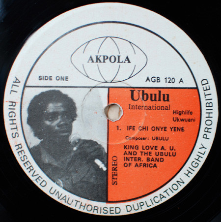 baixar álbum King Love A U And The Ubulu International Band Of Africa - King Love A U And The Ubulu International Band Of Africa