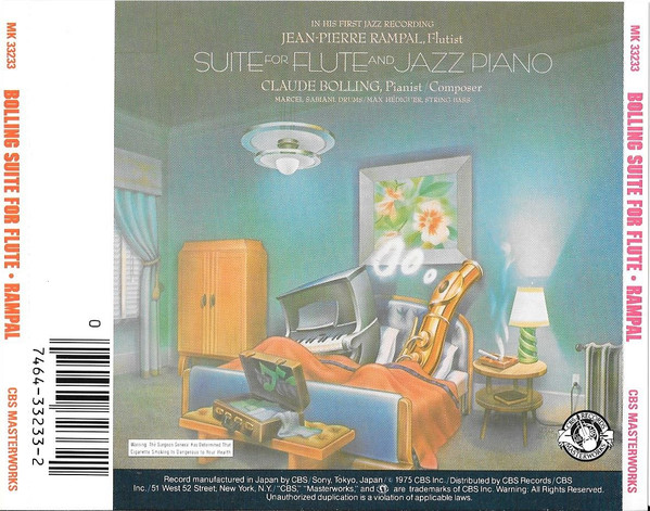 Jean-Pierre Rampal , Claude Bolling - Suite For Flute And Jazz Piano | CBS Masterworks (MK 33233) - 3