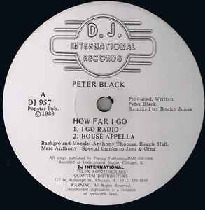 Peter Black - How Far I Go album cover