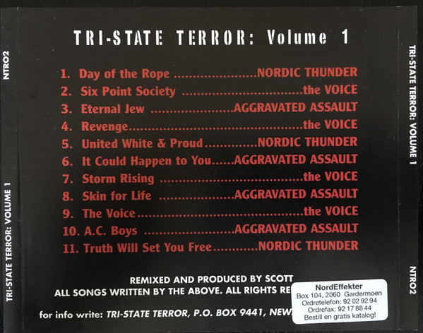 last ned album Various - Tri State Terror Volume 1