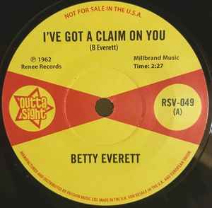 Betty Everett - I've Got A Claim On You / Stop Knockin'