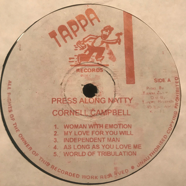 Cornell Campbell – Press Along Natty (Vinyl) - Discogs