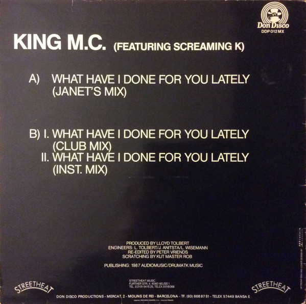 Album herunterladen King MC - What Have I Done For You Lately