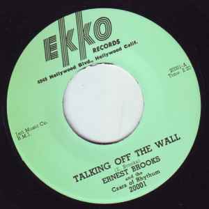 Ernest Brooks - Talking Off The Wall / Straighten Up Baby album cover