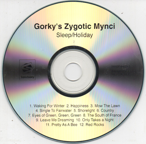 Gorky's Zygotic Mynci - Sleep/Holiday | Releases | Discogs