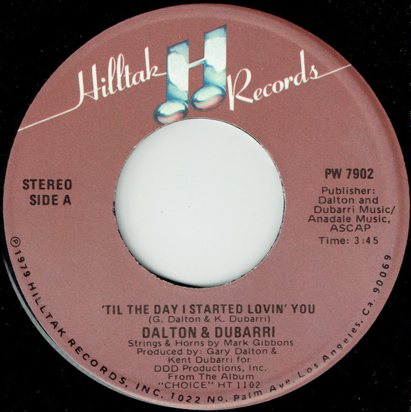 Dalton & Dubarri – 'Til The Day I Started Lovin' You (1979