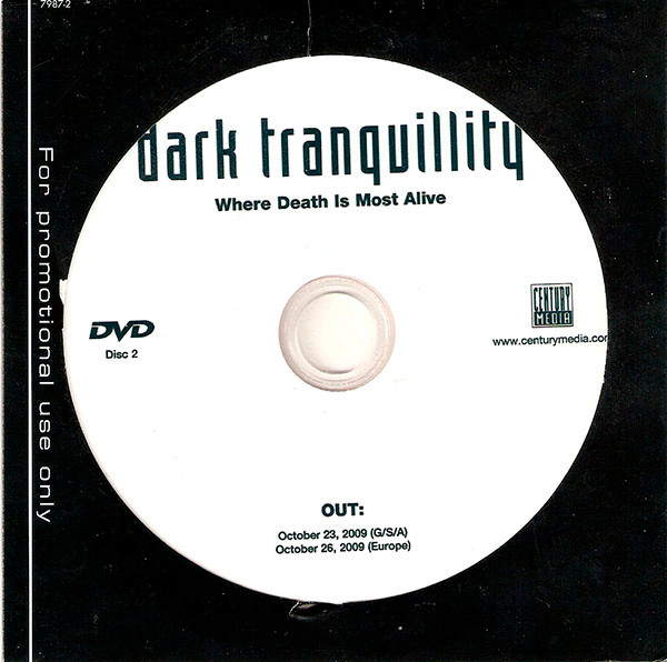 Dark Tranquillity – Where Death Is Most Alive (2009, CD) - Discogs