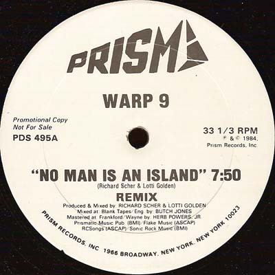 Warp 9 – No Man Is An Island (1984, Vinyl) - Discogs