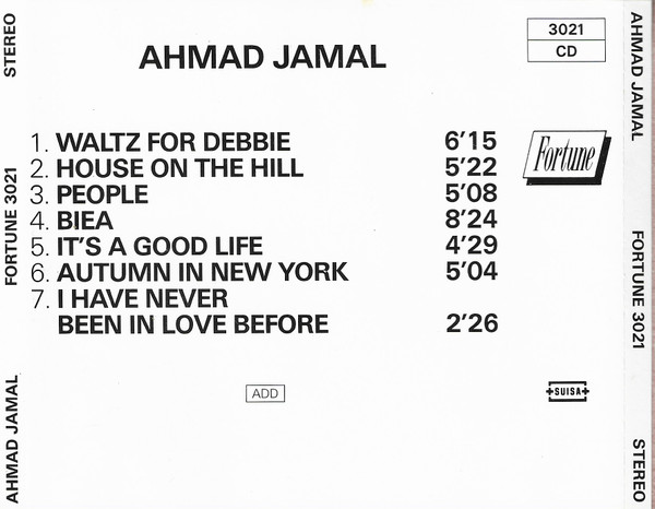 baixar álbum Ahmad Jamal - Waltz For Debbie