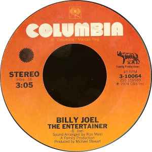 Billy Joel - The Entertainer album cover