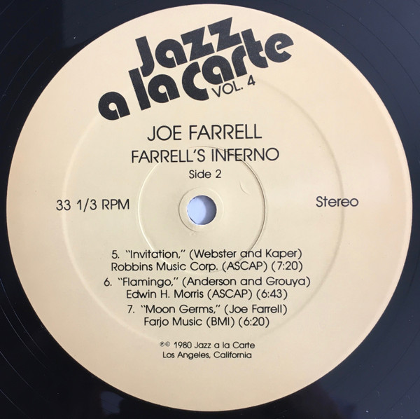 lataa albumi Joe Farrell - Farrells Inferno