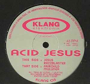 Acid Jesus - Jesus EP album cover