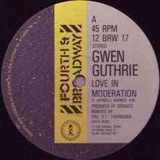 Gwen Guthrie - Love In Moderation album cover