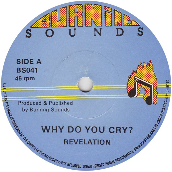 Revelation – Why Do You Cry? (1979, Vinyl) - Discogs