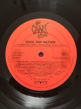 baixar álbum Various - The Chart Show Rock The Nation