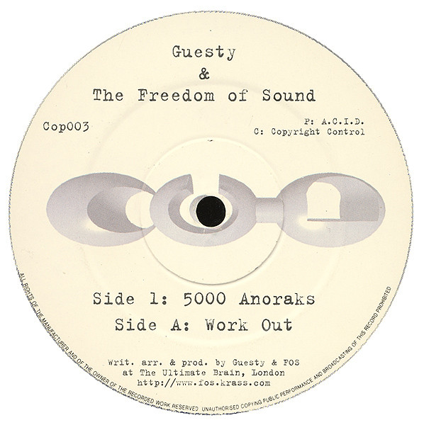 télécharger l'album Guesty & The Freedom Of Sound - 5000 Anoraks Work Out