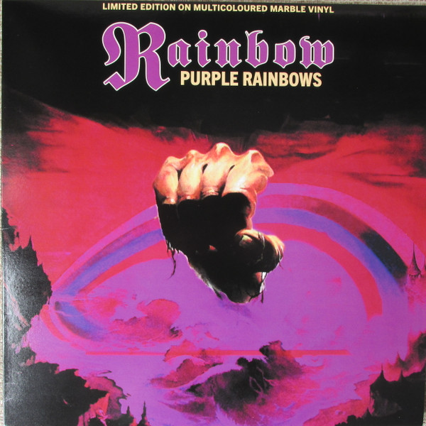 Rainbow – Purple Rainbows (2023, Marbled Coloured Vinyl , Vinyl 