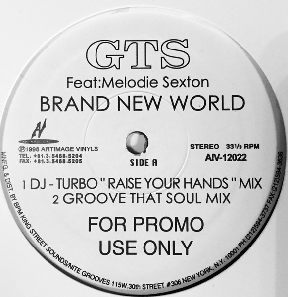GTS Feat: Melodie Sexton - Brand New World | Releases | Discogs
