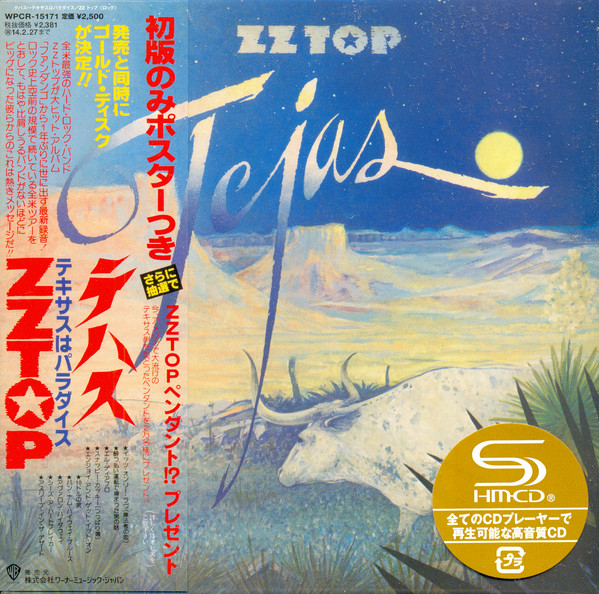 ZZ Top = ZZトップ – Tejas = テハス (2013, Paper Sleeve, SHM-CD, CD