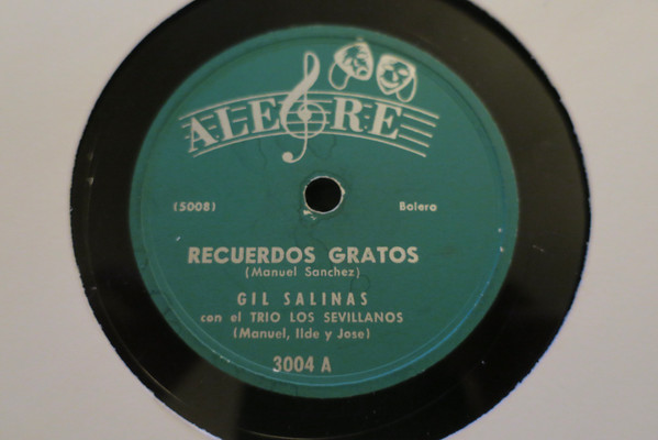 descargar álbum Gil Salinas Con El Trio Los Sevillanos - Recuerdos Gratos El Consuelo De Un Adios