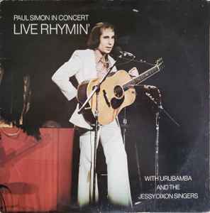 Paul Simon - Paul Simon In Concert Live Rhymin' album cover