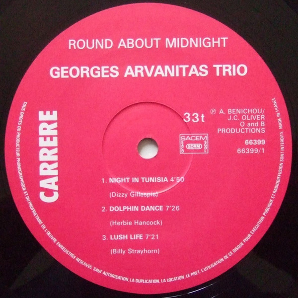 last ned album Georges Arvanitas Trio - Round About Midnight