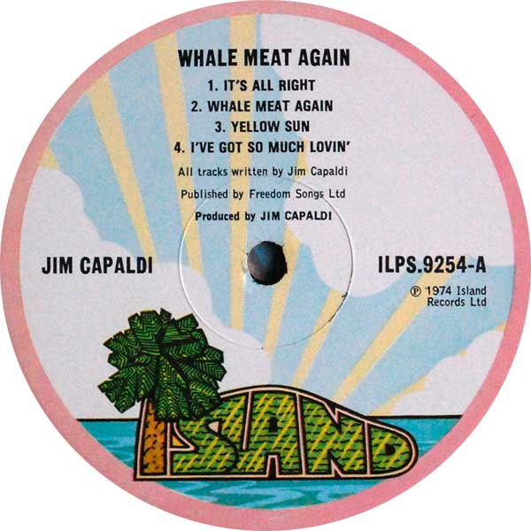 Jim Capaldi - Whale Meat Again | Island Records (ILPS 9254) - 3