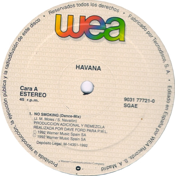 ladda ner album Havana - No Smoking