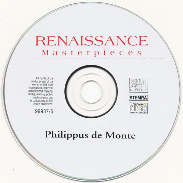 Album herunterladen Philippe De Monte, The Choir Of New College Oxford, Edward Higginbottom - Renaissance Masterpieces