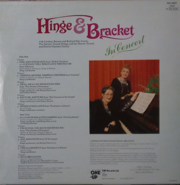 last ned album Hinge & Bracket - In Concert