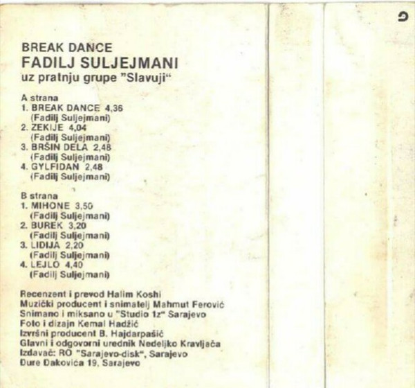 baixar álbum Fadilj & Grupa Slavuj - Break Dance
