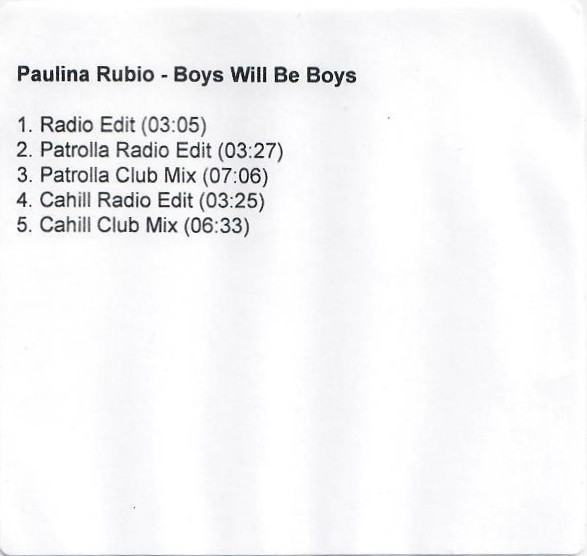 ladda ner album Paulina Rubio - Boys Will Be Boys