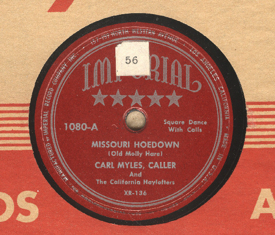 Album herunterladen Carl Myles, Caller And The California Haylofters - Missouri Hoedown