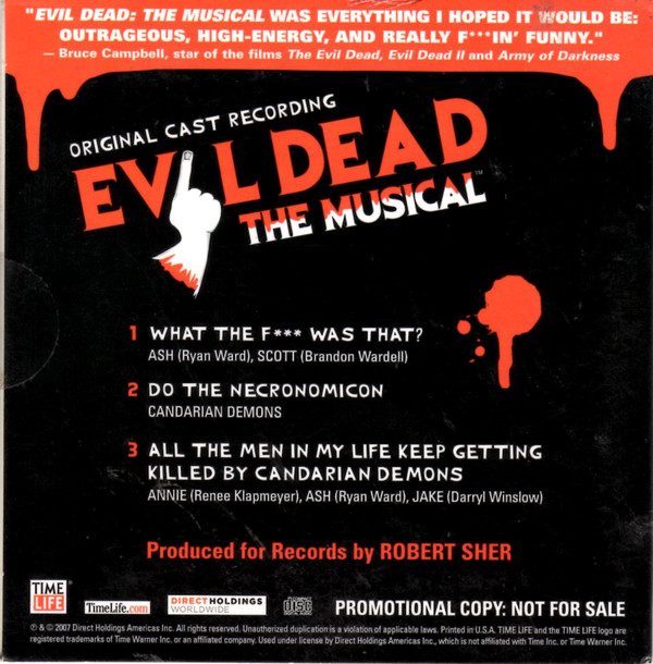 lataa albumi Various - Evil Dead The Musical Original Cast Recording