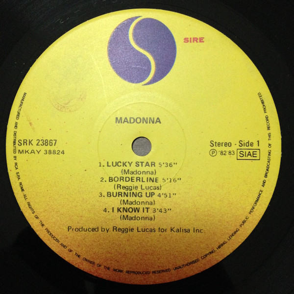Madonna by Madonna (Vinyl, 1983) (Club Edition) W1-23867