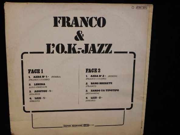 ladda ner album Franco & L' OK Jazz - Untitled