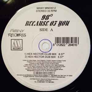 98 Degrees Because Of You 12 Inch Vinyl Single