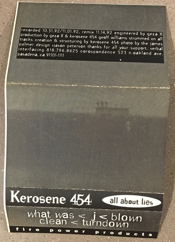 baixar álbum Kerosene 454 - All About Lies
