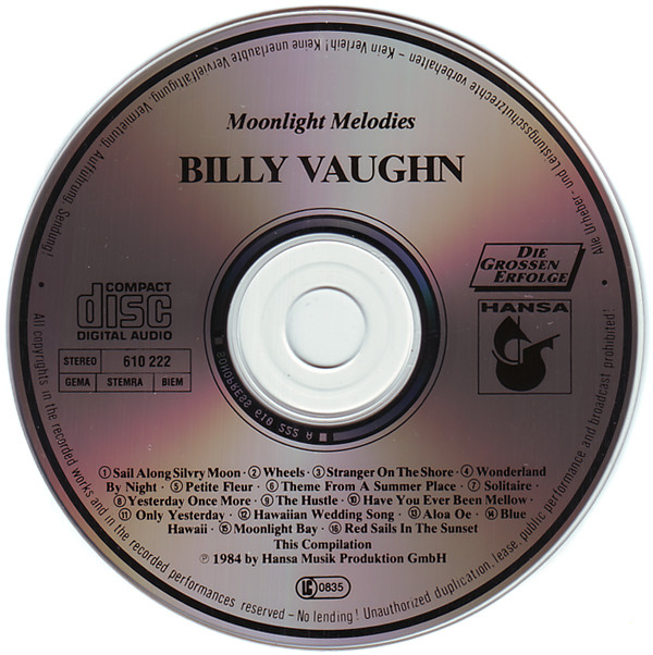 Album herunterladen Billy Vaughn - Moonlight Melodies