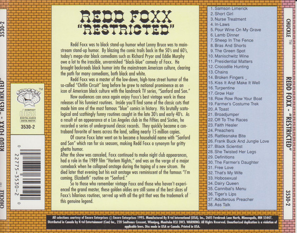 télécharger l'album Download Redd Foxx - Restricted album