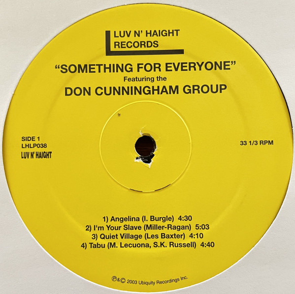 Don Cunningham Quartet - Something For Everyone | Luv N' Haight (LHLP038) - 5