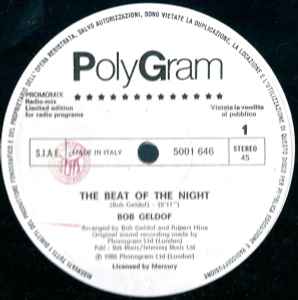 Bob Geldof - The Beat Of The Night / C'Est La Quate album cover