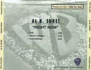 Al B. Sure! – Right Now (1992, CD) - Discogs