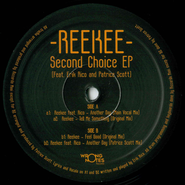 Album herunterladen Reekee Feat Erik Rico And Patrice Scott - Second Choice EP